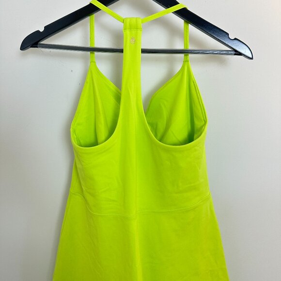 SPIRITUAL GANGSTER Jet Active Mini Dress in Lime Green Size Small - Picture 8 of 9